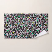 Colorful Leopard Pattern Bad Handdoek (Handdoek)