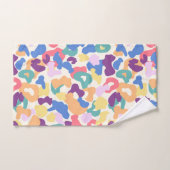 Colorful Leopard Pattern Bad Handdoek (Handdoek)