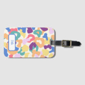 Colorful Leopard Pattern Bagagelabel (Voorkant (horizontaal))