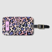 Colorful Leopard Pattern Bagagelabel (Voorkant (horizontaal))