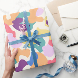 Colorful Leopard Pattern Cadeaupapier