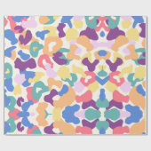Colorful Leopard Pattern Cadeaupapier (Vlak)