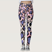Colorful Leopard Pattern Leggings (Voorkant)