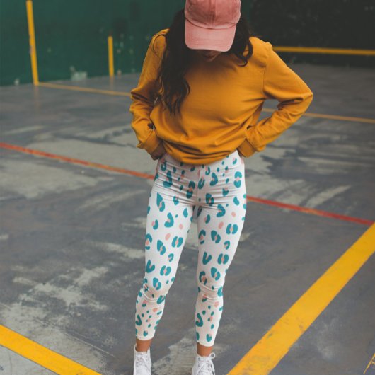 Colorful Leopard Pattern Leggings