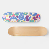 Colorful Leopard Pattern Persoonlijk Skateboard (Horizontaal)