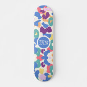 Colorful Leopard Pattern Persoonlijk Skateboard (Voorkant)