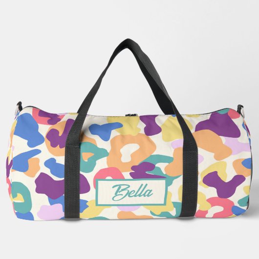 Colorful Leopard Pattern Plunjezak (Voorkant)