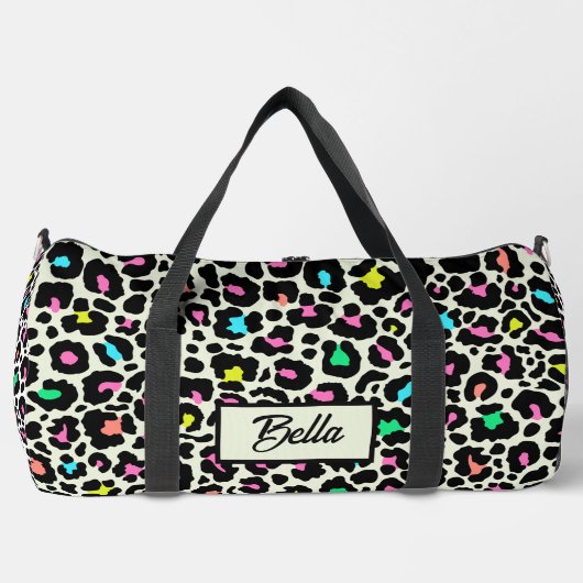 Colorful Leopard Pattern Plunjezak (Voorkant)