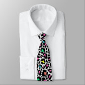 Colorful Leopard Pattern Stropdas (Gebonden)