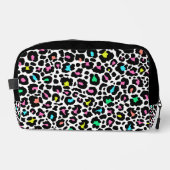 Colorful Leopard Pattern Toilettasje (Voorkant)