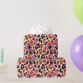 Colorful Leopard Print Cadeaupapier