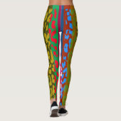 Colorful Leopard Skin Pattern #12 Leggings (Achterkant)