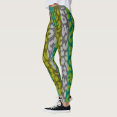 Colorful Leopard Skin Pattern #16 Leggings (Links)
