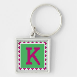 Colorful Letter 'K' - Sleutelhanger