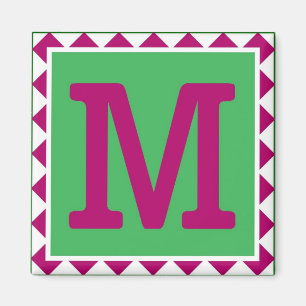 Colorful Letter 'M' - Magnet
