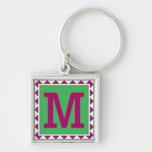 Colorful Letter "M" - Sleutelhanger