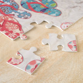 Colorful & leuk flip flop zomerplezier! legpuzzel (Zijkant)