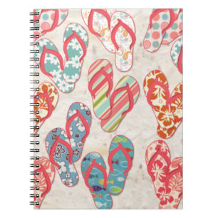 Colorful & leuk flip flop zomerplezier! notitieboek