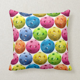 Colorful, leuk Pickleball Pillow Kussen