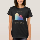 Colorful Lhasa Apso Silhouette T-shirt (Voorkant)