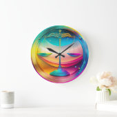Colorful Libra Zodiac Wall Clock Grote Klok (Huis)
