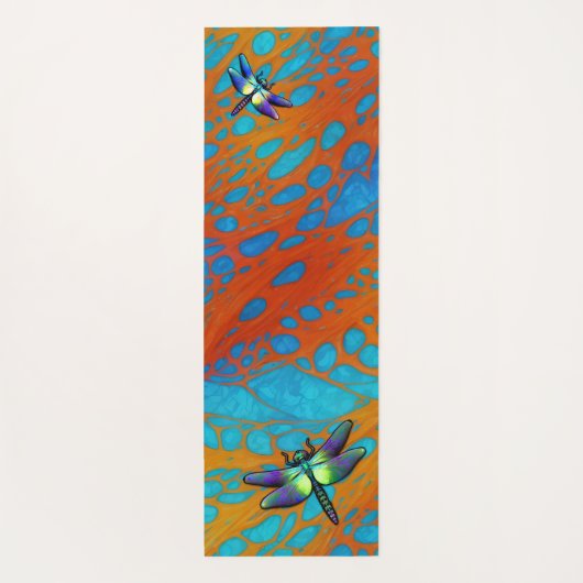 colorful Life Dragonfly Yogamat (Achterkant)
