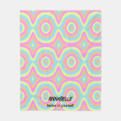 Colorful Life Fleece Deken (Voorkant)