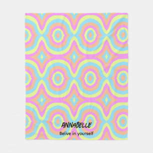 Colorful Life Fleece Deken