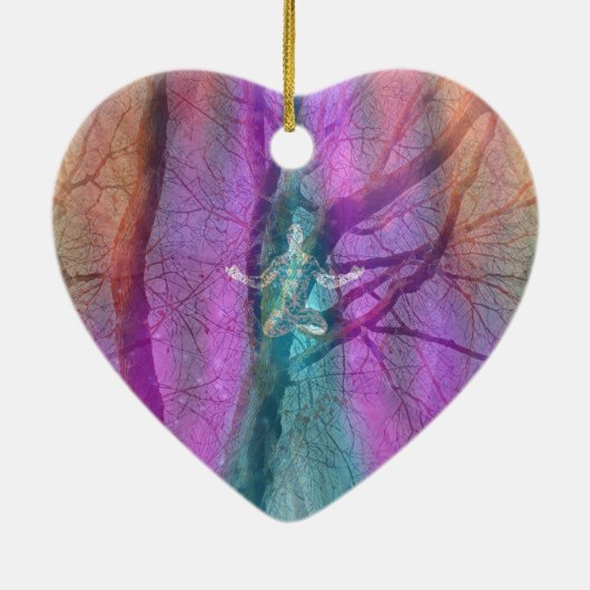 Colorful Life Keramisch Ornament (Achterkant)