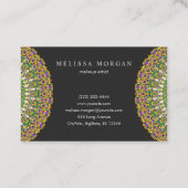 Colorful Life Mandala Visitekaartje (Achterkant)