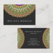 Colorful Life Mandala Visitekaartje (Voorkant / Achterkant)