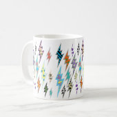 Colorful Lightning Bolt Koffiemok (Voorkant links)