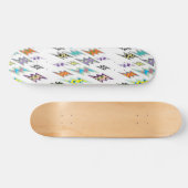 Colorful Lightning Bolt Persoonlijk Skateboard (Horizontaal)