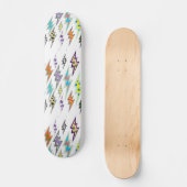 Colorful Lightning Bolt Persoonlijk Skateboard (Voorkant)