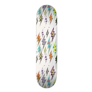 Colorful Lightning Bolt Persoonlijk Skateboard