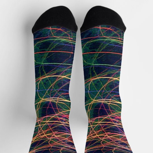 Colorful Lightning Style Funky Socks Sokken (Top)