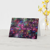 Colorful Lights Impression Kaart (Gele Bloem)