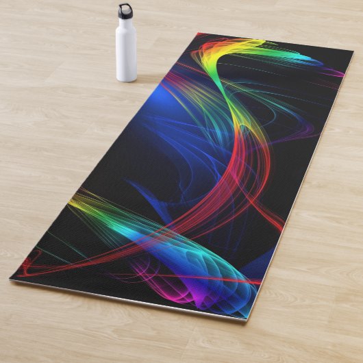 Colorful Lights Yoga Mat (In situ)