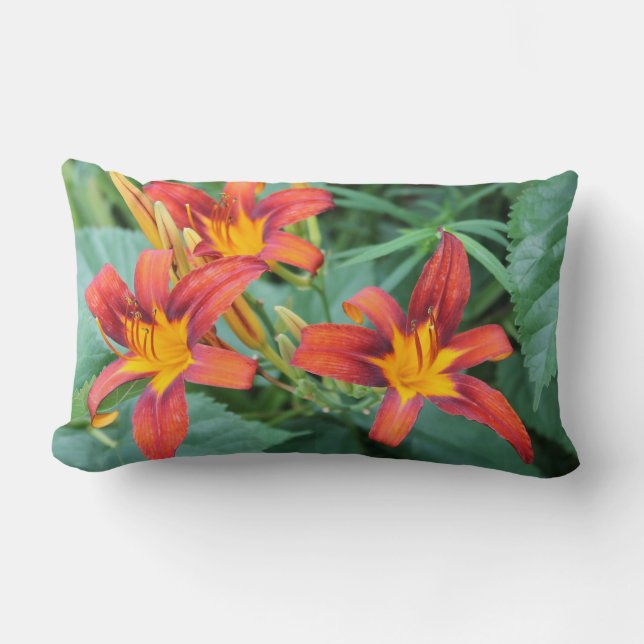 Colorful Lilies Kussen (Voorkant)