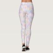Colorful line Pattern Design wave art Leggings (Achterkant)