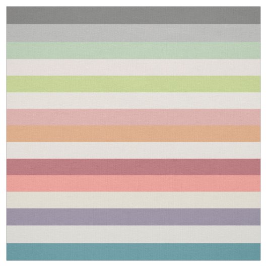 Colorful LInes | Matching Floral Pattern Stof (Swatch)