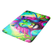 Colorful Lion Badmat (Gekanteld)