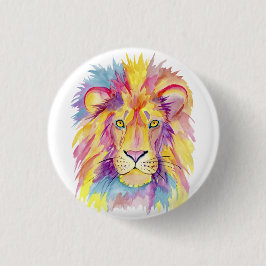 Colorful Lion-Buttonnen Ronde Button 3,2 Cm