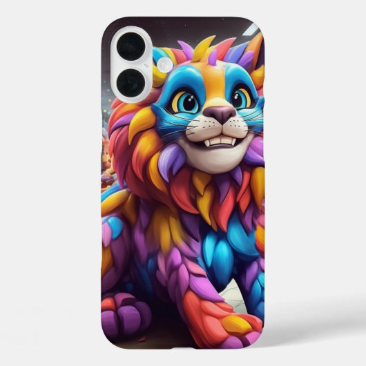 Colorful Lion Case-Mate iPhone Case (Achterkant)