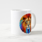 Colorful Lion Grote Koffiekop (Voorkant rechts)
