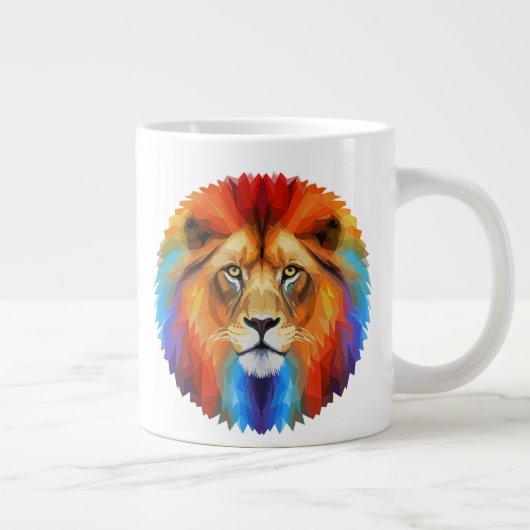 Colorful Lion Grote Koffiekop (Rechts)