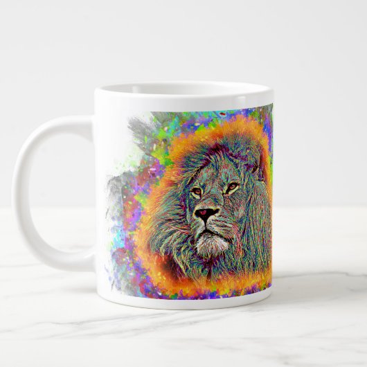 Colorful Lion Grote Koffiekop (Links)