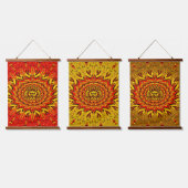 Colorful Lion Hangend Wandkleed (Driedubbel)