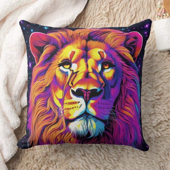 Colorful Lion Kussen (Deken)