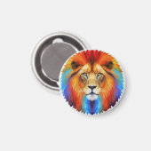 Colorful Lion Magneet (Voorkant / Achterkant)